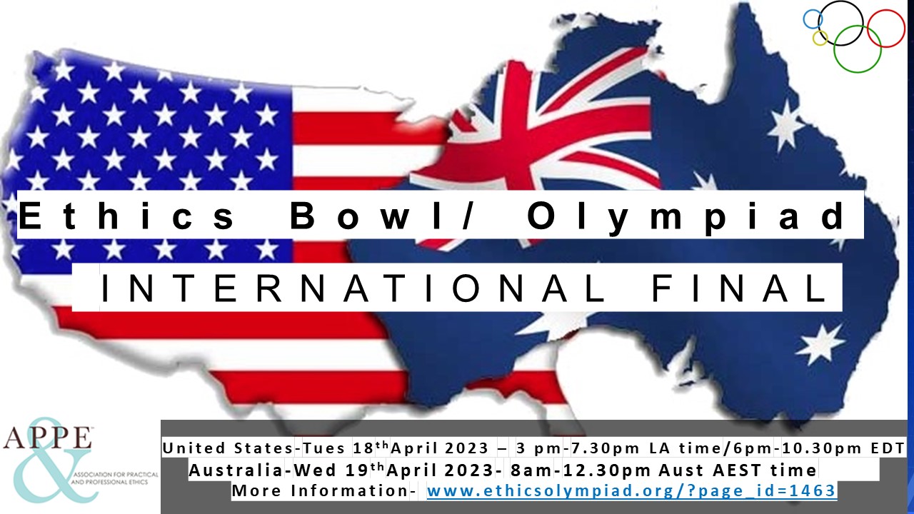 International Tertiary Ethics Olympiad Coming